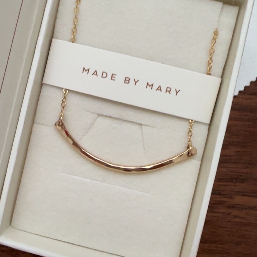 Made By Mary Bar Necklace (Discontinued) 💛